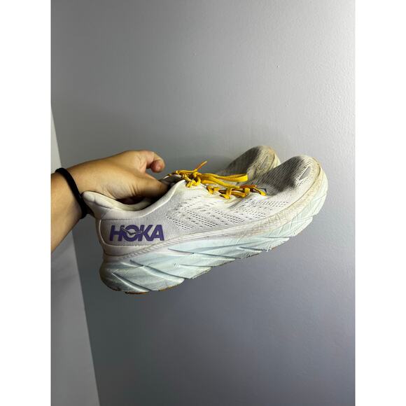 HOKA Clifton 8 Womens 9B Running Shoes One One Athletic Trainer - Picture 1 of 7